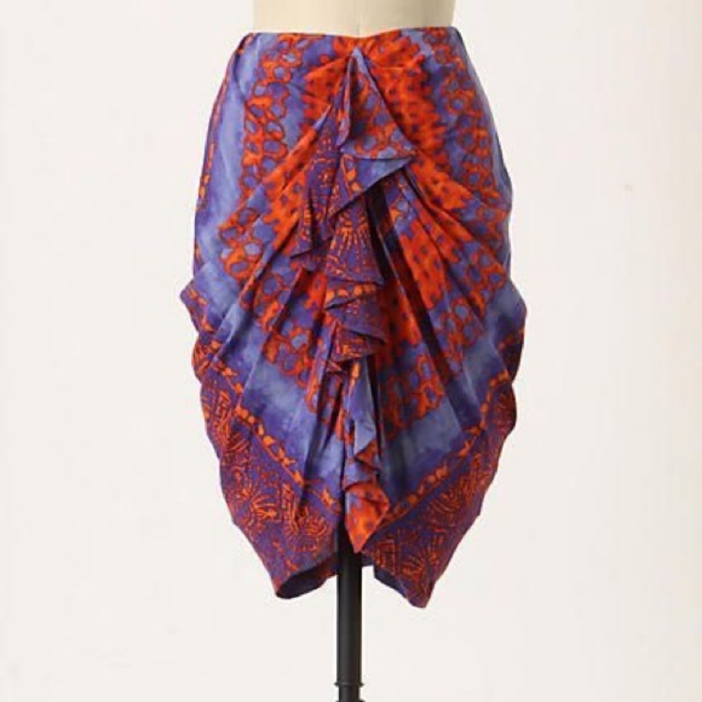 Anthropologie Eva Franco Ruffles & Ripples skirt